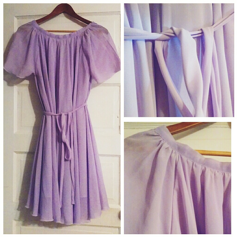 Lilac Midi Dress - Ships *FREE*